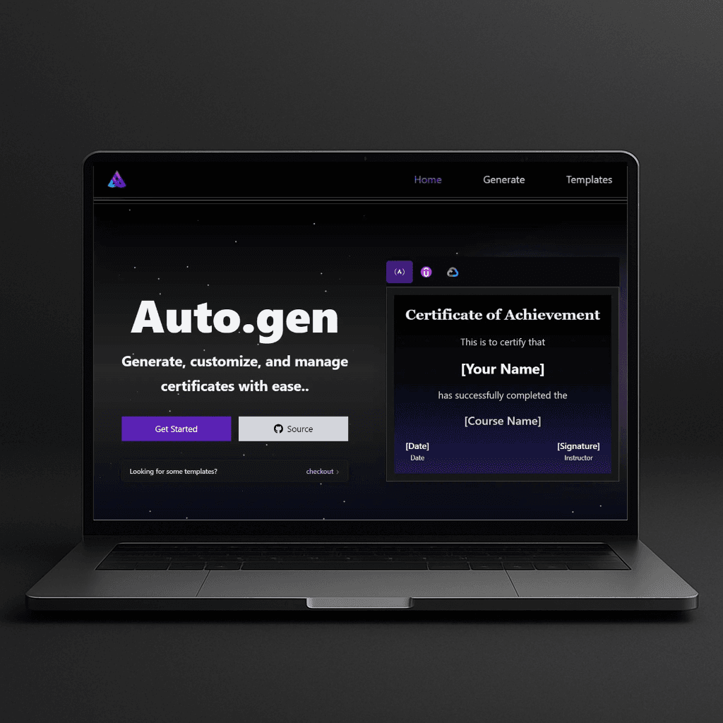 Certificate Generator